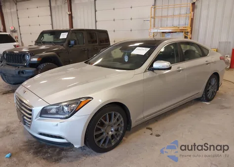2015 Hyundai Genesis 3.8 из США, поврежденный, VIN KMHGN4JE2FU080447